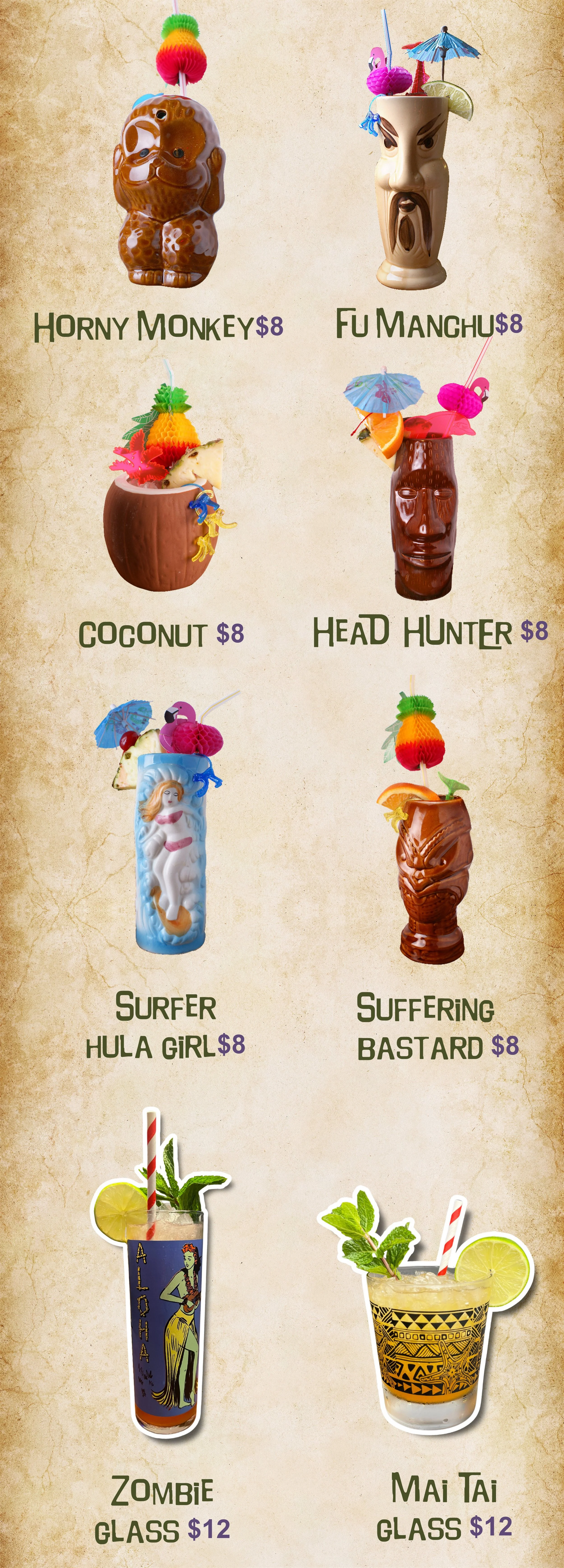Tiki Mugs — Tiki Lounge